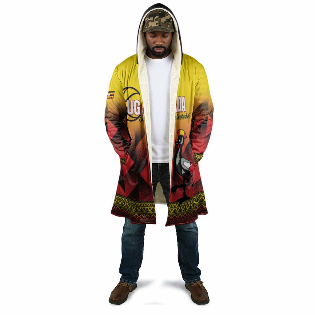 Uganda Basketball Custom Cloak Come On Silverbacks African Pattern