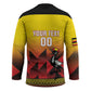 Uganda Basketball Custom Hockey Jersey Come On Silverbacks African Pattern