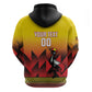 Afro Basketball Custom Uganda Hoodie Come On Silverbacks African Pattern - African Pride