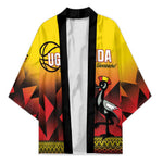 Uganda Basketball Custom Kimono Come On Silverbacks African Pattern