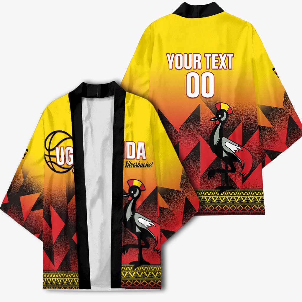 Uganda Basketball Custom Kimono Come On Silverbacks African Pattern