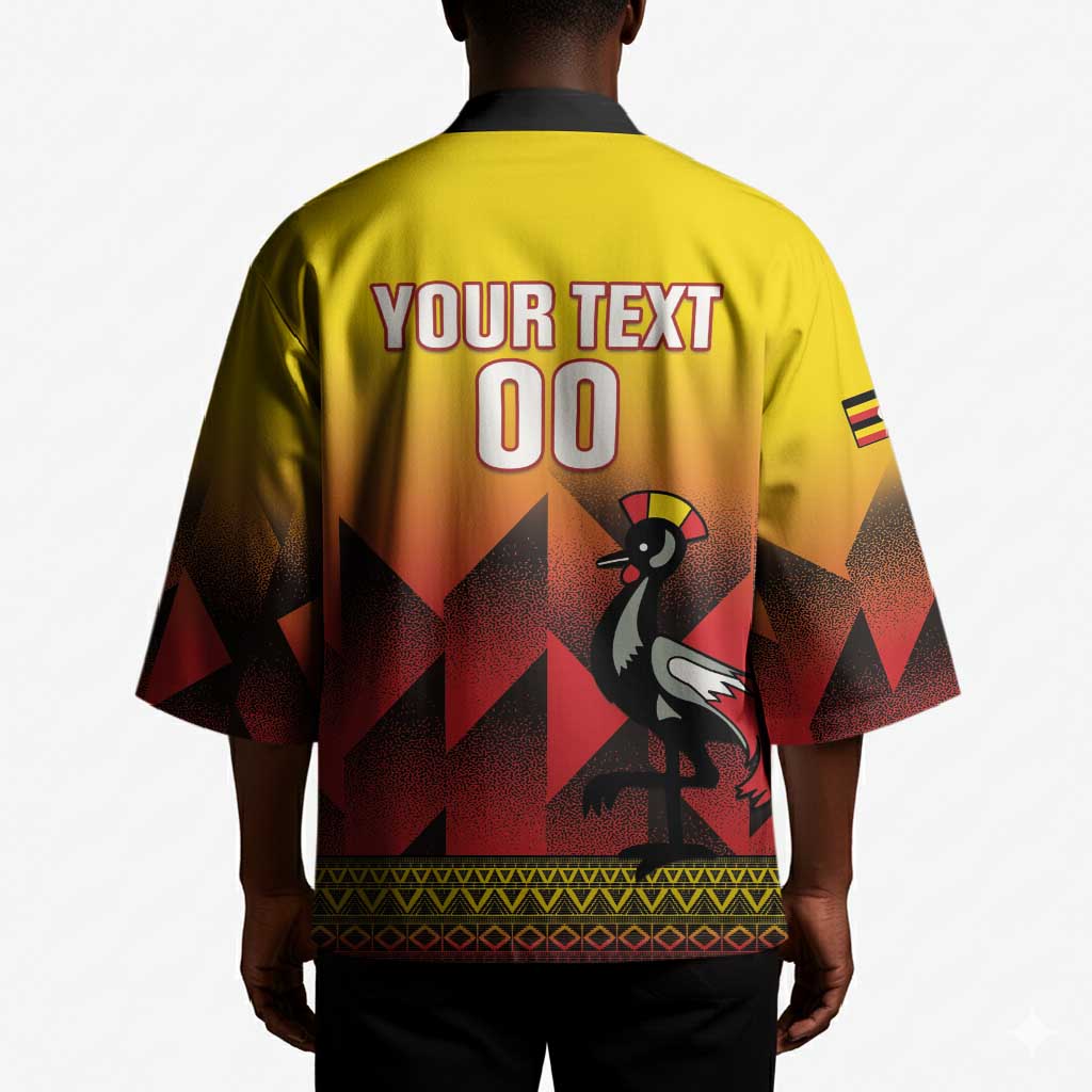 Uganda Basketball Custom Kimono Come On Silverbacks African Pattern