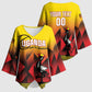 Uganda Basketball Custom Kimono Sleeve Blouse Come On Silverbacks African Pattern