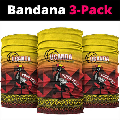 Afro Basketball Custom Uganda Neck Gaiter Come On Silverbacks African Pattern LT14
