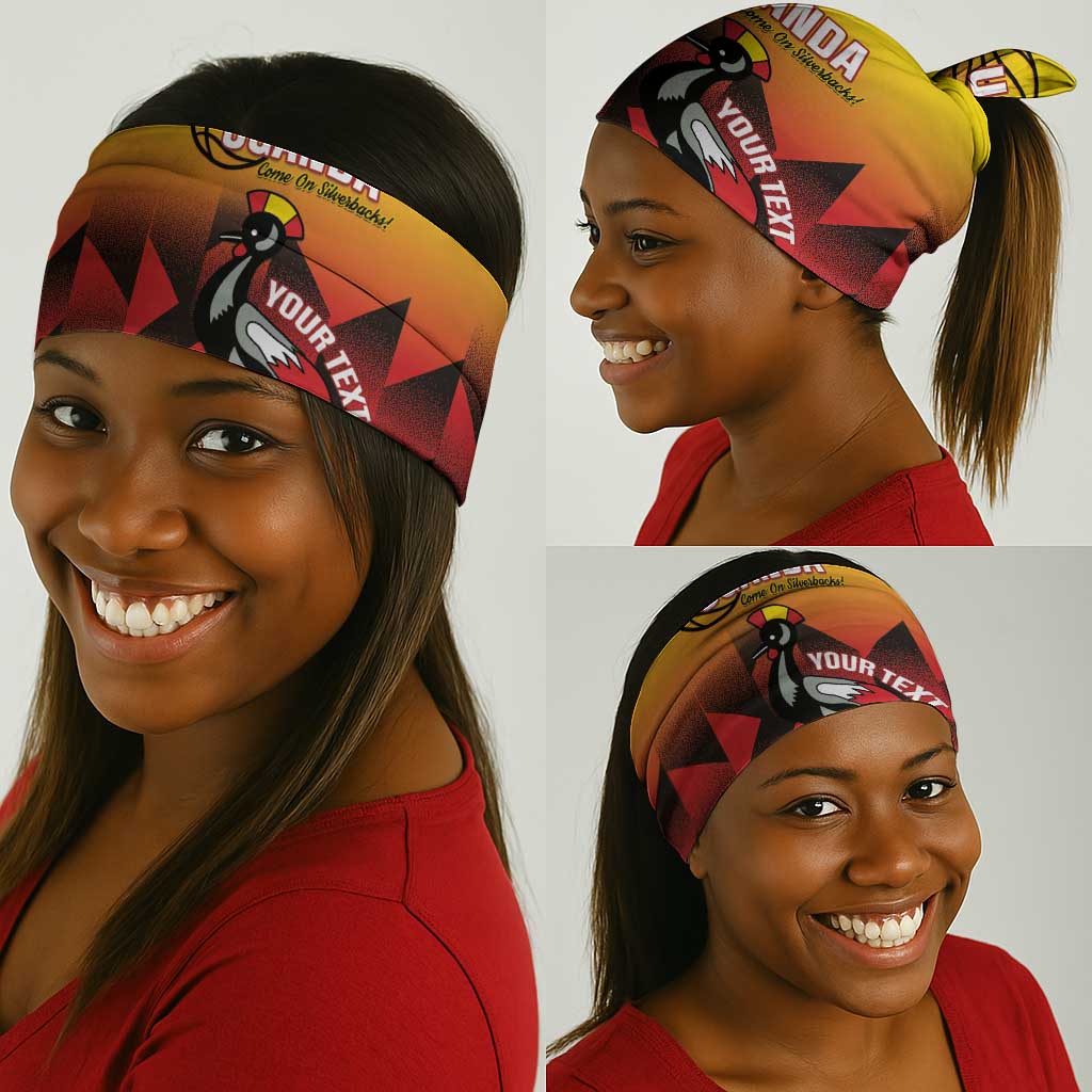 Afro Basketball Custom Uganda Neck Gaiter Come On Silverbacks African Pattern LT14