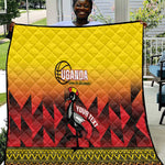 Afro Basketball Custom Uganda Quilt Come On Silverbacks African Pattern - African Pride