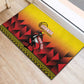 Afro Basketball Custom Uganda Rubber Doormat Come On Silverbacks African Pattern - African Pride