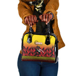 Afro Basketball Custom Uganda Shoulder Handbag Come On Silverbacks African Pattern - African Pride