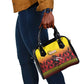 Afro Basketball Custom Uganda Shoulder Handbag Come On Silverbacks African Pattern - African Pride