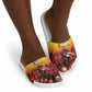 Uganda Basketball Custom Slide Sandals Come On Silverbacks African Pattern