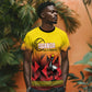 Afro Basketball Custom Uganda T shirt Come On Silverbacks African Pattern - African Pride