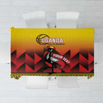 Afro Basketball Custom Uganda Tablecloth Come On Silverbacks African Pattern - African Pride