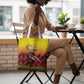 Uganda Basketball Custom Tote Bag Come On Silverbacks African Pattern