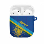 Rwanda Basketball Custom AirPods Case Go Champions Imigongo Folk Pattern