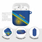 Rwanda Basketball Custom AirPods Case Go Champions Imigongo Folk Pattern