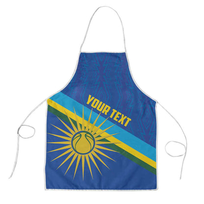Rwanda Basketball Custom Apron Go Champions Imigongo Folk Pattern