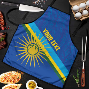 Rwanda Basketball Custom Apron Go Champions Imigongo Folk Pattern