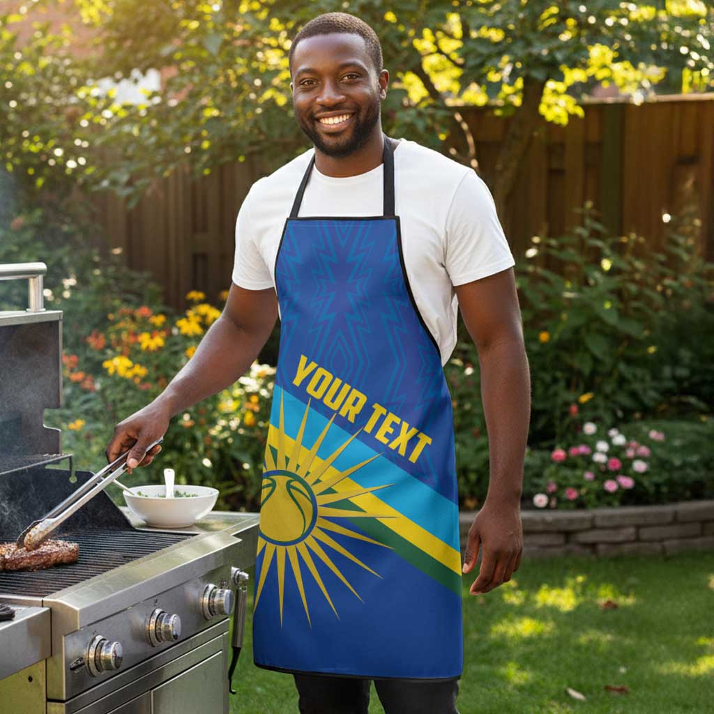 Rwanda Basketball Custom Apron Go Champions Imigongo Folk Pattern