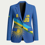 Rwanda Basketball Custom Blazer Go Champions Imigongo Folk Pattern