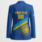 Rwanda Basketball Custom Blazer Go Champions Imigongo Folk Pattern