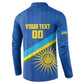 Rwanda Basketball Custom Button Sweatshirt Go Champions Imigongo Folk Pattern