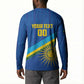 Rwanda Basketball Custom Button Sweatshirt Go Champions Imigongo Folk Pattern