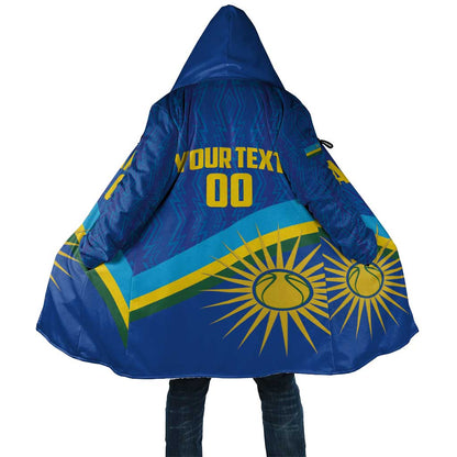 Rwanda Basketball Custom Cloak Go Champions Imigongo Folk Pattern