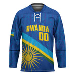 Rwanda Basketball Custom Hockey Jersey Go Champions Imigongo Folk Pattern
