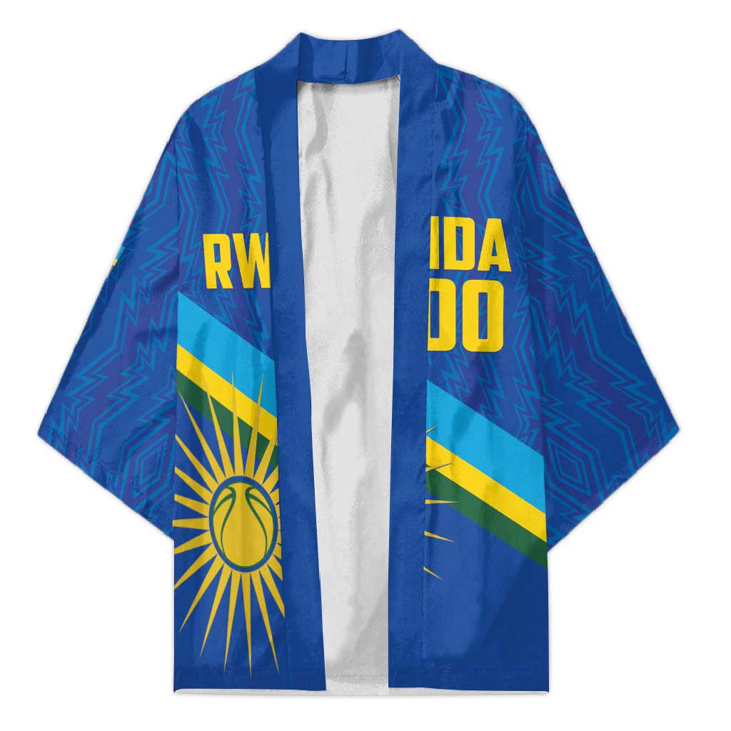 Rwanda Basketball Custom Kimono Go Champions Imigongo Folk Pattern