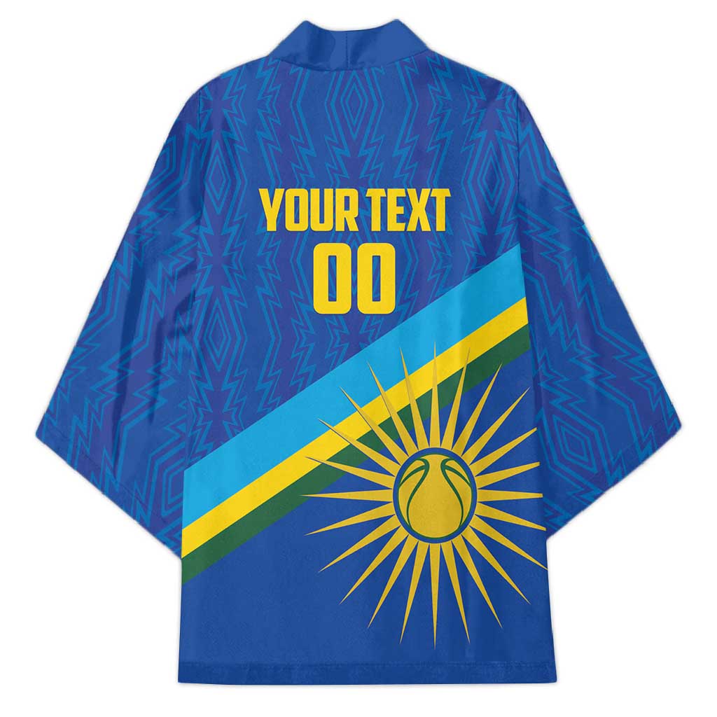 Rwanda Basketball Custom Kimono Go Champions Imigongo Folk Pattern