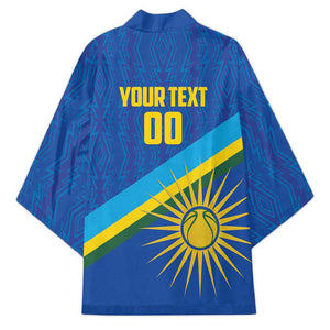 Rwanda Basketball Custom Kimono Go Champions Imigongo Folk Pattern