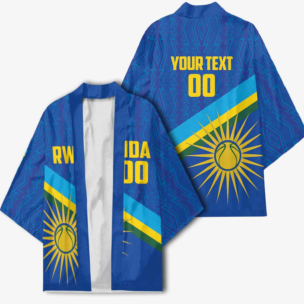 Rwanda Basketball Custom Kimono Go Champions Imigongo Folk Pattern