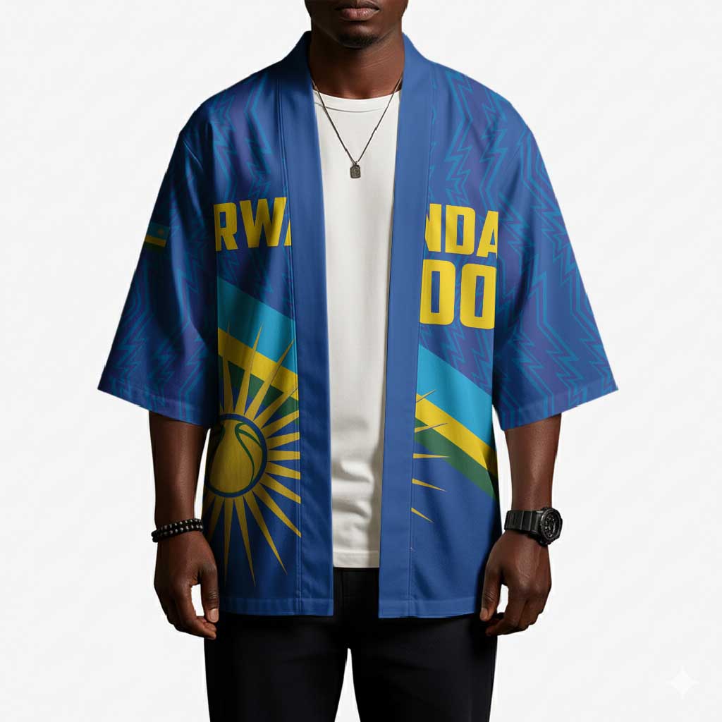 Rwanda Basketball Custom Kimono Go Champions Imigongo Folk Pattern