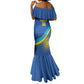 Afro Basketball Custom Rwanda Mermaid Dress Go Champions Imigongo Folk Pattern - African Pride