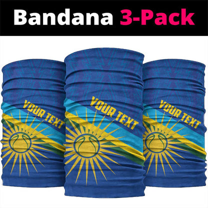 Afro Basketball Custom Rwanda Neck Gaiter Go Champions Imigongo Folk Pattern LT14