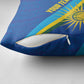 Rwanda Basketball Custom Pillow Cover Go Champions Imigongo Folk Pattern
