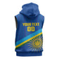Afro Basketball Custom Rwanda Sleeveless Hoodie Go Champions Imigongo Folk Pattern - African Pride