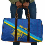 Rwanda Basketball Custom Travel Bag Go Champions Imigongo Folk Pattern