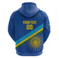 Afro Basketball Custom Rwanda Zip Hoodie Go Champions Imigongo Folk Pattern - African Pride