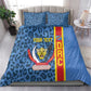 Afro Basketball Custom DR Congo Bedding Set Come On Leopards Skin Pattern - African Pride