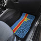 Afro Basketball Custom DR Congo Car Mats Come On Leopards Skin Pattern - African Pride