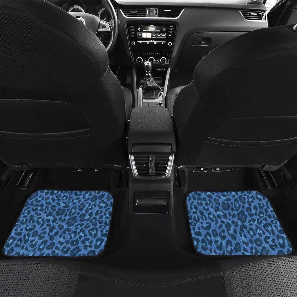 Afro Basketball Custom DR Congo Car Mats Come On Leopards Skin Pattern - African Pride