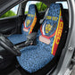 Afro Basketball Custom DR Congo Car Seat Cover Come On Leopards Skin Pattern - African Pride