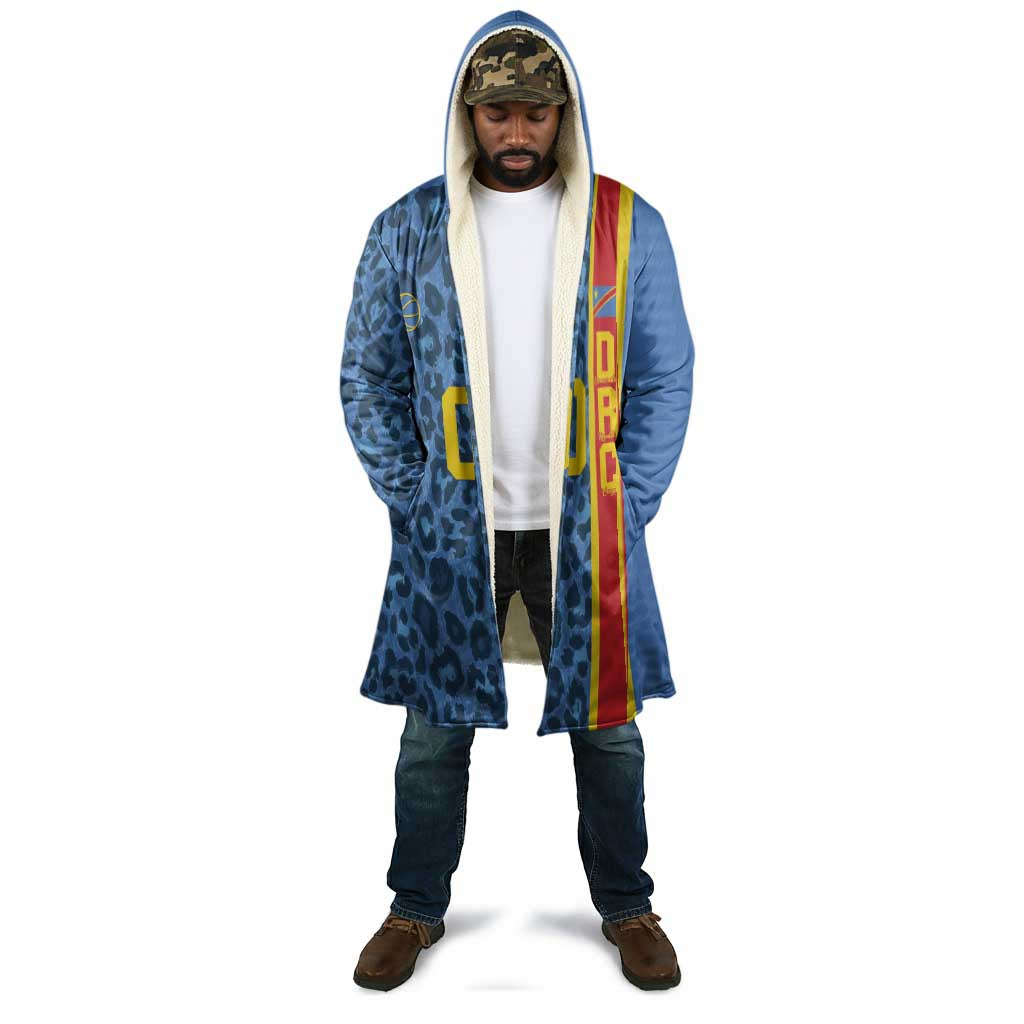 DR Congo Basketball Custom Cloak Come On Leopards Skin Pattern