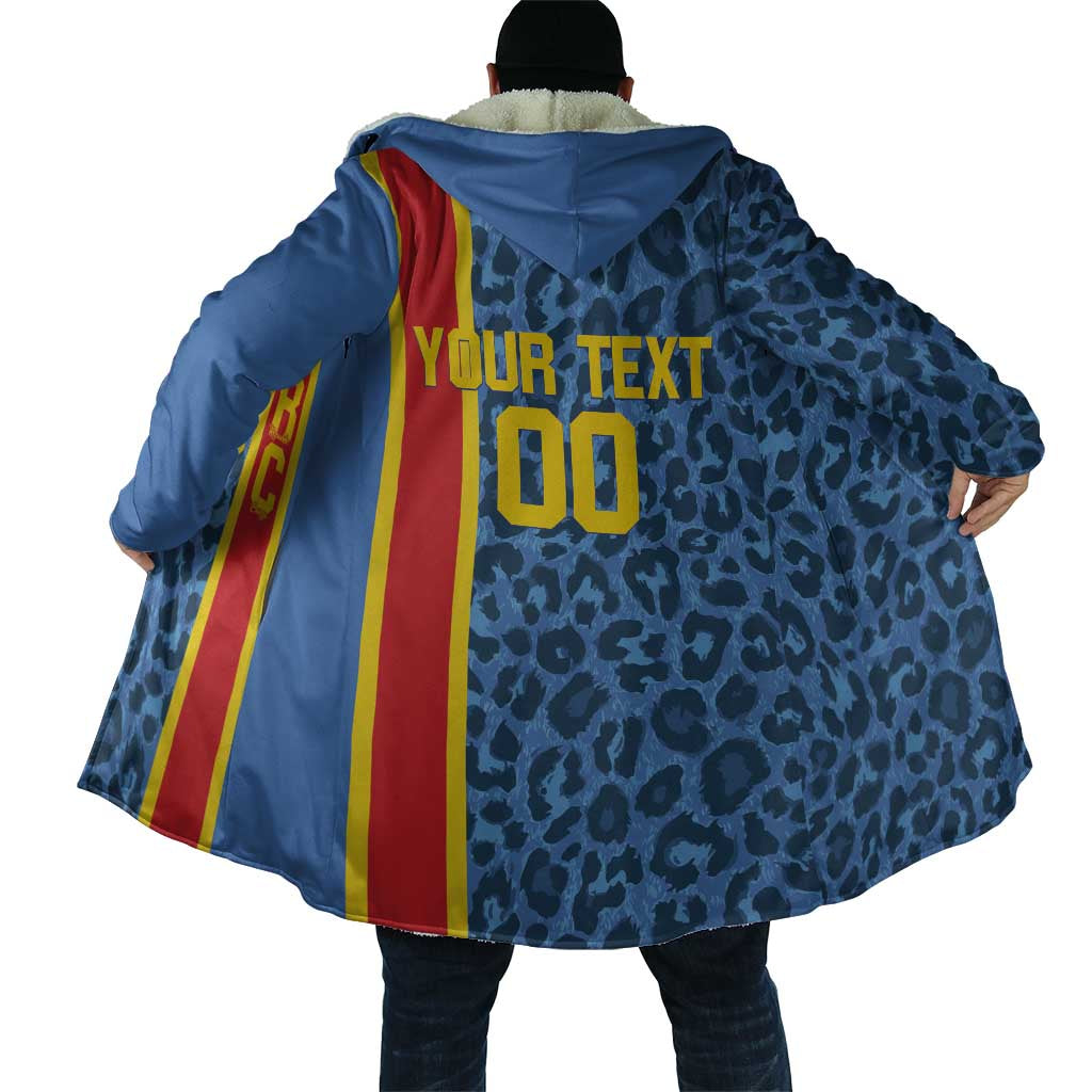 DR Congo Basketball Custom Cloak Come On Leopards Skin Pattern