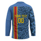 DR Congo Basketball Custom Hockey Jersey Come On Leopards Skin Pattern