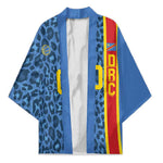DR Congo Basketball Custom Kimono Come On Leopards Skin Pattern