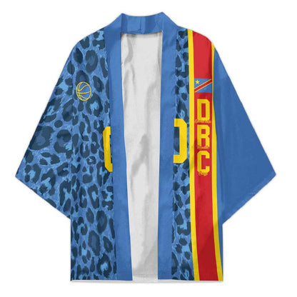 DR Congo Basketball Custom Kimono Come On Leopards Skin Pattern