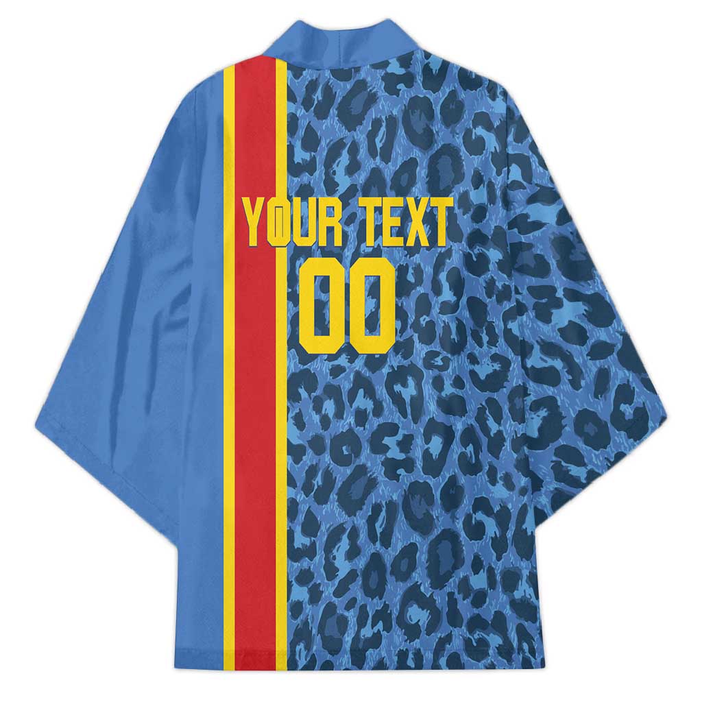DR Congo Basketball Custom Kimono Come On Leopards Skin Pattern