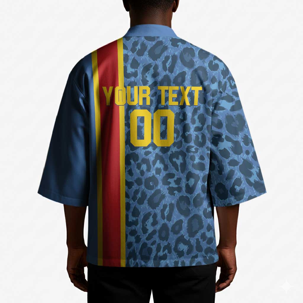 DR Congo Basketball Custom Kimono Come On Leopards Skin Pattern